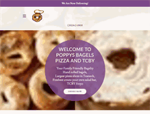 Tablet Screenshot of poppysbagels.com